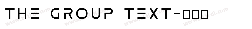 the group text字体转换
